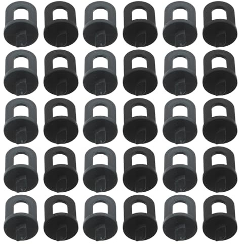 GANAZONO 100 Clip per Piante da Serra in Plastica Ganci di Fissaggio per Telaio Serra Clip da Giardino per Piante Rampicanti Set 100 Pezzi Verde e Nero Resistente All’umidità e Supporto