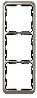 Simon 75630-33 placa de pared y cubierta de interruptor Aluminio