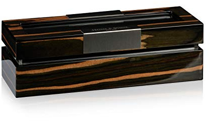 HEISSE & SÖHNE SEIT 1976® Uhrenbox Executive 5 - Makassar/Schwarz