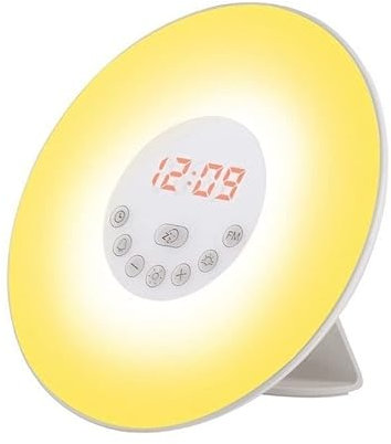 LLOYDS PHARMACY LloydsPharmacy SAD Lamp - Helps Combat Seasonal Affective Disorder | Wake Up Light with Radio