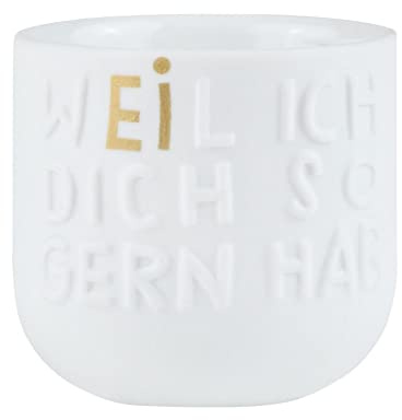 Räder Eierbecher 'Weil ich Dich so gern Design