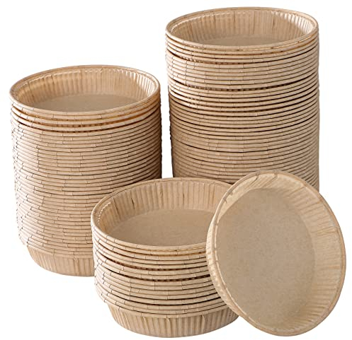 HEMOTON 100 Piezas Molde De Papel para Hornear Pasteles Vasos De Papel Desechables Mini Tazas para Hornear Mini Moldes para Pasteles Tazas para Hornear Tartas De Huevo Tazas para Hornear