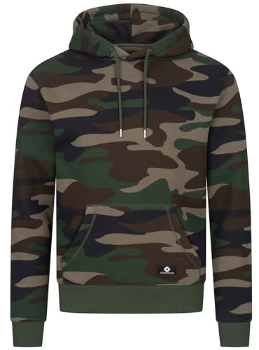 Höhenhorn Janga Hoodie Herren Kapuzen Pullover Camo Grün Gr. L