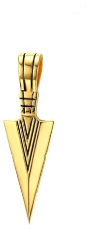 SiVaji Kette Halskette Anhänger Kette Herren Damen Schmuck Retro Wikinger Anhänger Männer Punk Halsketten Goldnochain
