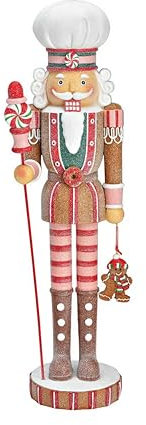Generisch Figur Nussknacker Lebkuchenmann 45 cm hoch Deko Figuren Weihnachtsdeko Weihnachten Dekoration