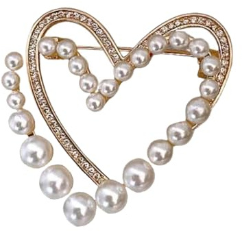CCAIPU Damen Brosche Pins, Blume Phoenix Strass Broschen Kleidung Zubehör Freundschaft Geschenke für Frauen Mädchen (Gold)