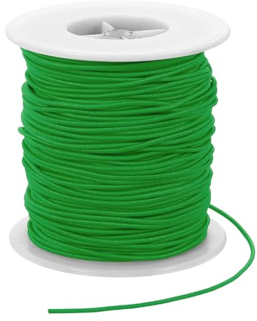 PATIKIL Cordón Elástico 70 m, 2 mm de Cuerda Elástica para Pulseras para Hacer Joyas, Collares, Abalorios y Manualidades DIY, Verde