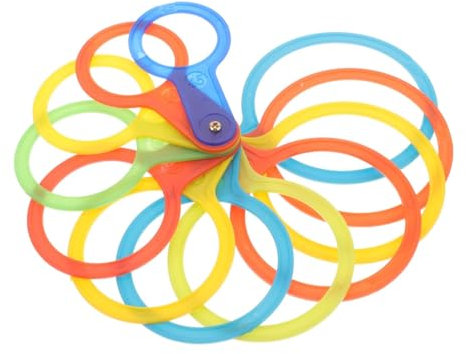 POPETPOP 3sets Plastic Measuring Lap for Fruits Diameter Gauge Ring Bright Colors Numbers