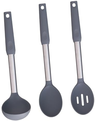 NAMOARLY Silicone Cooking Spoon Kitchenware Ladle Silicone Soup Spoon for Kitchen Cooking