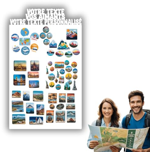 Anwicar Magnettafel - Personalisierbare Magnetische Pinnwand 30x50 cm aus Stahl - beschreibbar - ideal für Magnete und Notizen - inkl. Montageset - Weiß