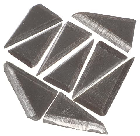 HOMSFOU 9piezas Cuñas Metálicas Prácticas De Hierro Con Mango Para Instalación y Reparación De Herramientas De Carpintería