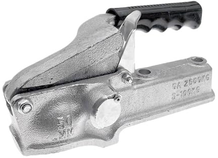 GJREUUF Unbraked 2600KG Trailer Hitch Cast Coupling Towball Coupler RV Camper Accessories Caravan Parts Components