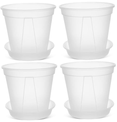 Toddmomy 4piezas Macetas De Plástico De Macetas para Plantas De Interior y Jardín para Fresas De Drenaje para Plantas De Interior y Exterior Unidades