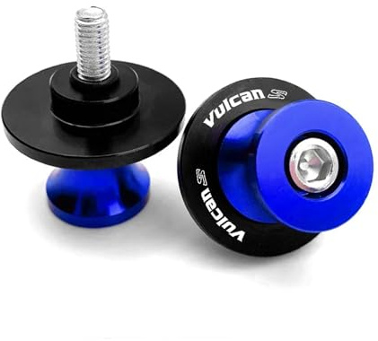 Bobbins stand bobinas marco sliders Para Vulcan S650 VN650 2015-2022 2023 Accesorios De Moto Carretes De Basculante Tornillos M10 Para Soporte Deslizante(Blue)