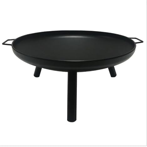 Braciere da Giardino Grande braciere in ferro da 58 cm, in ghisa, moderno caminetto giardino all'aperto for, patio, terrazza, campeggio