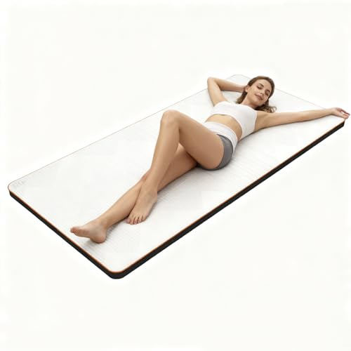 F&G Full Body Heated Massage Mattress,Massaging Heating Pad,3 Massager Modes, 3 Heating Levels to Relieve Discomfort in The Shoulders, Waist, and Legs. Suitable for Home Use,Twin XL Size(38x80)