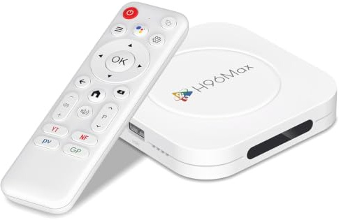 Android 14.0 TV Box, LEFFOT 4K Boitier IP-TV, RK3528 Quad-Core A53 CPU | 2Go RAM 16Go ROM, Boîtier Android TV avec Décodage 8K, Contrôle Vocale, 2.4G/5G WiFi 6, BT 5.4, 100M Ethernet, HDR10