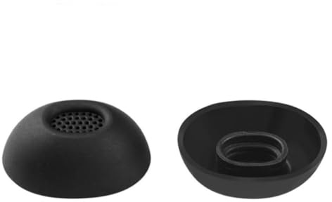 BildeeMait Lot de 2 embouts en silicone avec anneaux de retenue pour écouteurs Bose QC II, pour un rebond doux, tailles S, M et L