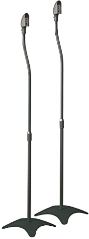 My Wall HS1SL Lautsprecher-Ständer Starr Boden-/Deckenabstand (max.): 1100 mm Schwarz 1 Paar