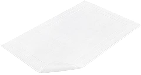 PANA Frottierserie Jessica • Frottee Handtücher Set • 100% Baumwolle • Hautverträglich • Ökotex Zertifiziert • Badteppich • Größe: 60 x 90 cm • Farbe: Weiss