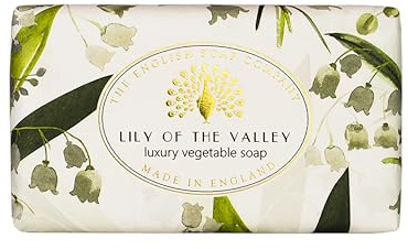 The English Soap Company Vintage Wrapped Orange Blossom Soap Bar - Luxury Shea Butter Soap with Fresh Citrus Floral Fragrance - Moisturising, Vegan, Plastic-Free, Sustainable & Gift Ready - 190g