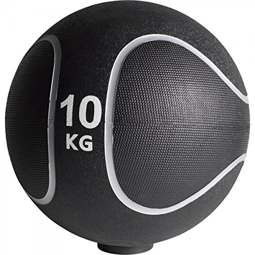 GORILLA SPORTS® Medizinball 1–10 kg, einzeln oder Set, 23/29 cm, aus Gummi | Rutschfeste und abriebfeste Oberfläche; Slam Ball, Gewichtsball, Trainingsball und Fitnessball für Kraft-Ausdauer