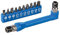 Silverline 599368 Set Portapunte per Cacciavite Angolare, Nero, 105 x 30 mm