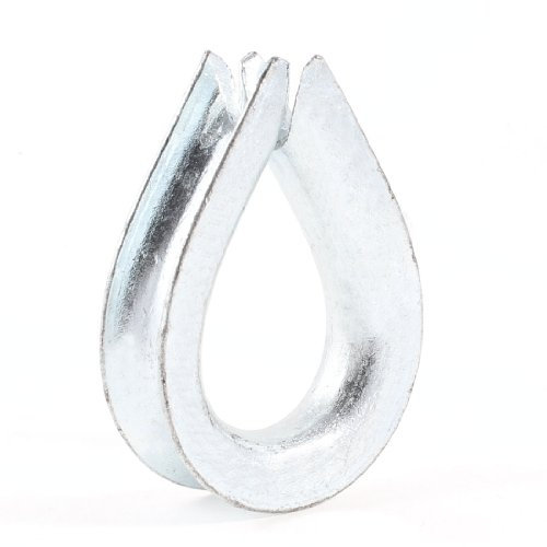 Aexit Attrezzo per attrezzi di sollevamento per ditale con fune metallica 'Metallo zincato 16mm 7/11' ' ID: 458560