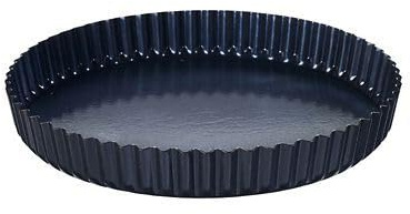 lakeland Enamel Base Loose Based 25cm Flan, Tart and Quiche Tin with Non-Stick Coating
