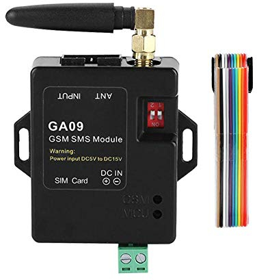 Wireless Alarm System Intelligent SMS Alarm Call Mini Portable 8 Channels Home Security GSM Alarm System Automatic Alarm for Home, Industrial Factory, Warehouse, Control Room, 6.6 x 6.2 x 2.2cm