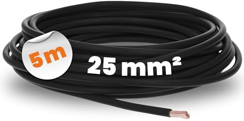 Lapp 5m H07V-K 25 mm² Schwarz - Verdrahtungsleitung Aderleitung Flexibel