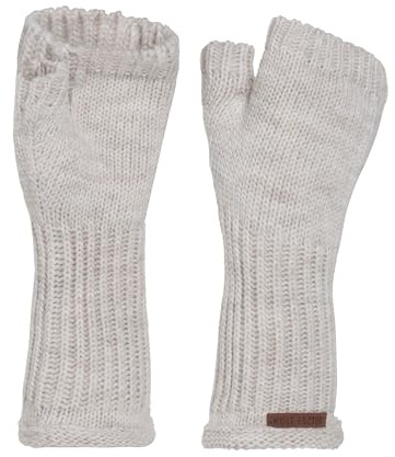 Knit Factory - Cleo Stickade Pulsvärmare - Beige - One Size