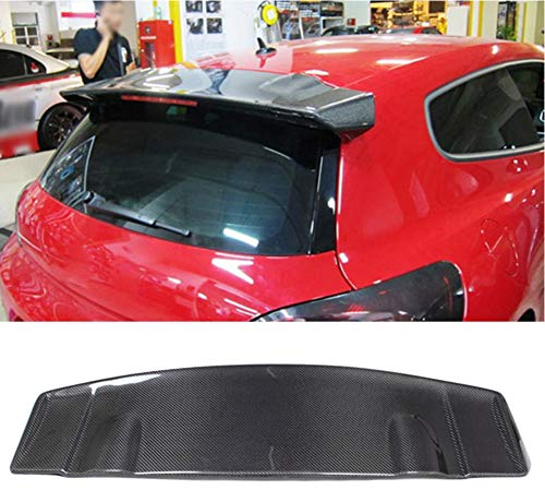 BNHHB Spoiler Heckspoiler Für Volks Wagen VW Scirocco 2008-2013, Kohlefaser Heckspoilerlippe Kofferraum Lippe HeckflüGel Auto-Hintere Spoiler-FlüGel Styling Dekoration Teile ZubehöR