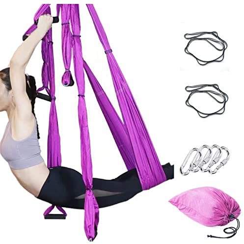 Aerial Yoga Swing Set - Ultra Strong Hammock Trapeze Extension for Antigravity Inversion Exercises