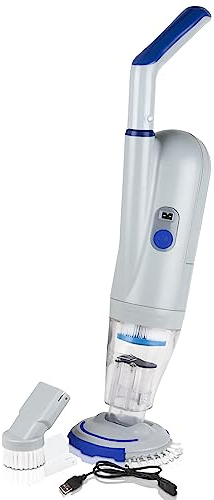 Gre CSPAN - Health Vac Plus, Nettoyeur sans Fil à Batterie Rechargeable, pour spas et piscines Hors-Sol.
