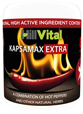 Hill Vital KAPSAMAX Extra Balm| Hot Pepper & Natural Herbs for Intense Muscle Pain & Spasms