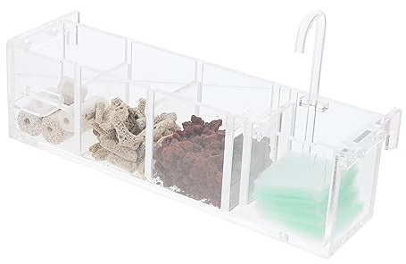 DOITOOL 1juego Filtro De Acuario Colgante Silencioso Caja De Filtración Externa para Peceras Purificador De Agua De Acuario Sistema De Eficaz para Mantener Peces Saludables y Limpios