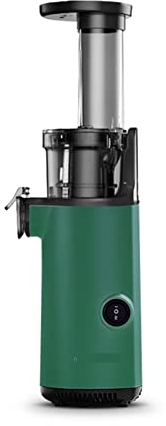 CRBUDY Mini Presse-Agrumes Lent à vis, extracteur de Presse à Froid, Presse-Agrumes électrique pour Fruits et légumes, Presse-Agrumes de séparation de jus de laitier Domestique (Couleur: