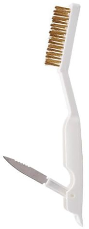 Cooktop Brush | Scrubber and Scraper Tool for Kitchen Stove - Barbecue Grill Cleaning Tool, Rust Cleaner Deep Clean for Burners