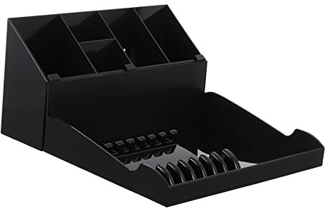 VALICLUD Hairdressing Scissor Storage Box Haircut Tools Organizer for Scissor Comb Holder Hairdressing Box Storage for Professional Use