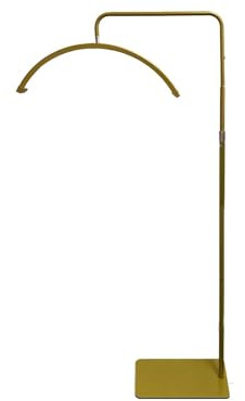 XCNSHIDY Halbmond lampe 23-Zoll-LED-Mondlicht-Wimpernlampe(Gold) | Halbmond-LED-Halbmondlicht, Bodenleuchte for Schönheit und Maniküre, Hautpflege, Wimpern, Augenbrauen, Fotografie