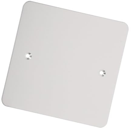 IWOWHERO Placa Ciega de Acero Inoxidable Tipo Cubierta Protectora Eléctrica Resistente la Corrosión Fácil Instalación para Paredes y Techos Compatible con Enchufes y Interruptores Uso