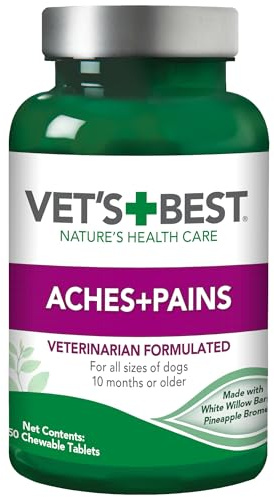 Vet's Best - Suplemento para aliviar el Dolor de Perros, fórmula Natural, sin aspirina