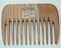 Holz - Strähnenkamm 10 cm
