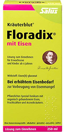 Floradix mit Eisen Lösung, 250 ml Lösung