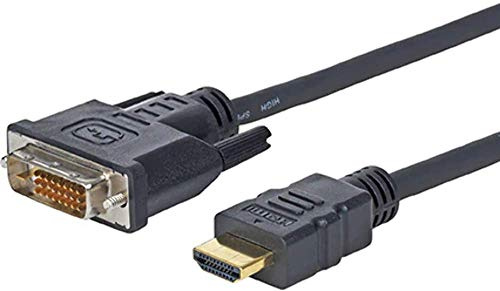 VivoLink 5.0m HDMI - DVI-D 5 m Negro Cable de Red