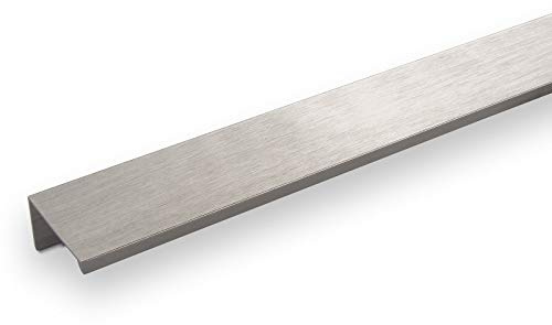 SO-TECH® Maniglia a Listello Alluminio SEARL 680 mm Finitura Acciaio Inox Maniglia Profilata Maniglia per Cassetti