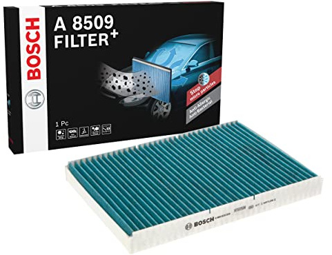 Bosch Automotive A8509 - Innenraumfilter Filter+ | Kompatibel mit: AUDI A3, TT, TT Roadster, SKODA OCTAVIA I, OCTAVIA I Combi, VW BORA I, BORA Variant, GOLF III, GOLF IV