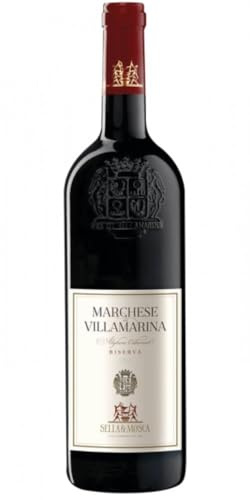 Sella & Mosca Marchese di Villamarina - Vino Rosso Pregiato – 100% Uve Cabernet Sauvignon - 750 ml