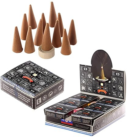 Nag Champa Satya Sai Baba Temple Incense Cones Carton, 12 Box (Super Hit)